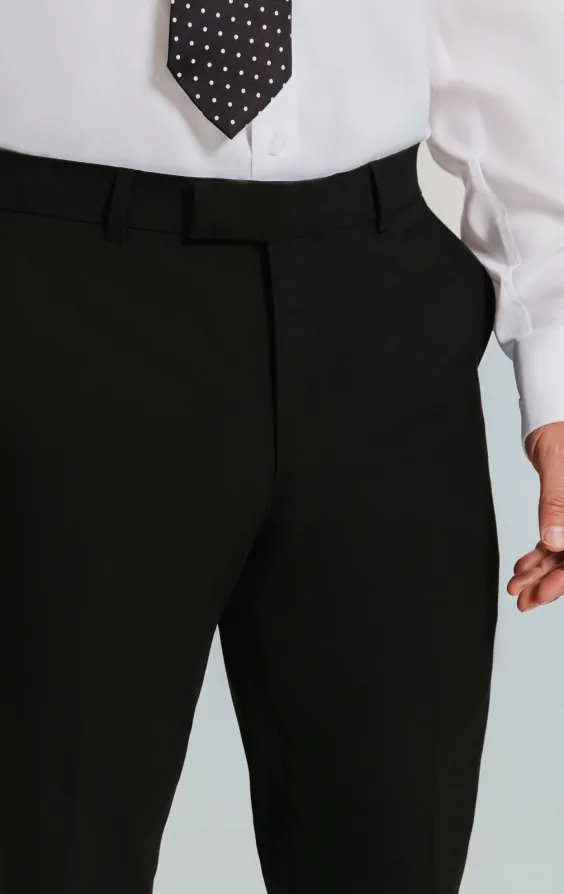 slim fit dress slacks Mens Madison In-Seam Slim Fit Black Pants – Drive Goods.com