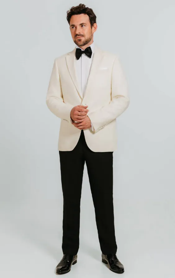 White Notch Lapel Tuxedo - photo 1