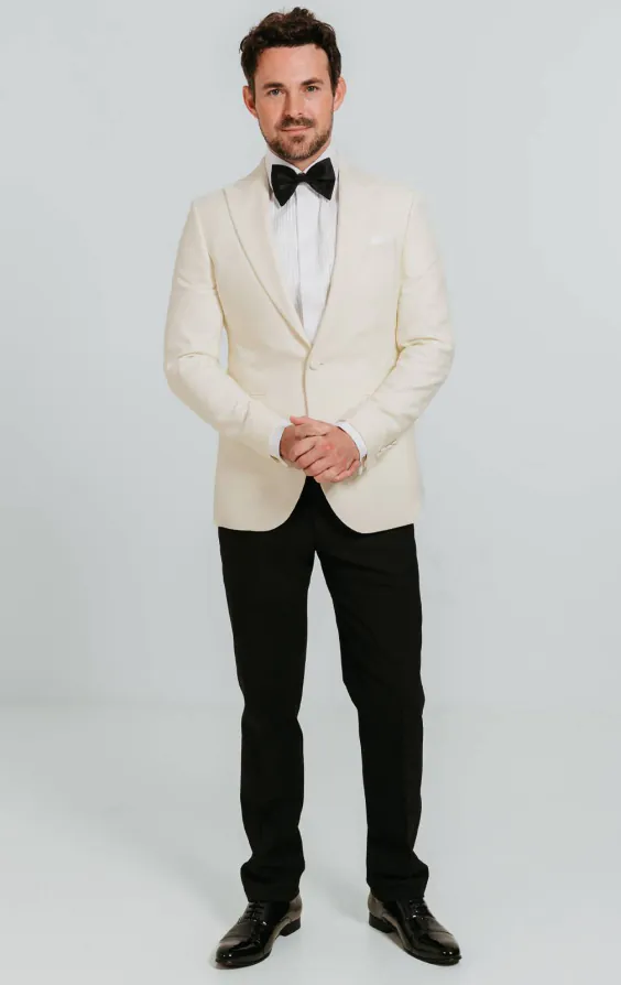 White Peak Lapel Slim Fit Tuxedo - photo 1 White Peak Lapel Slim Fit Tuxedo - photo 1
