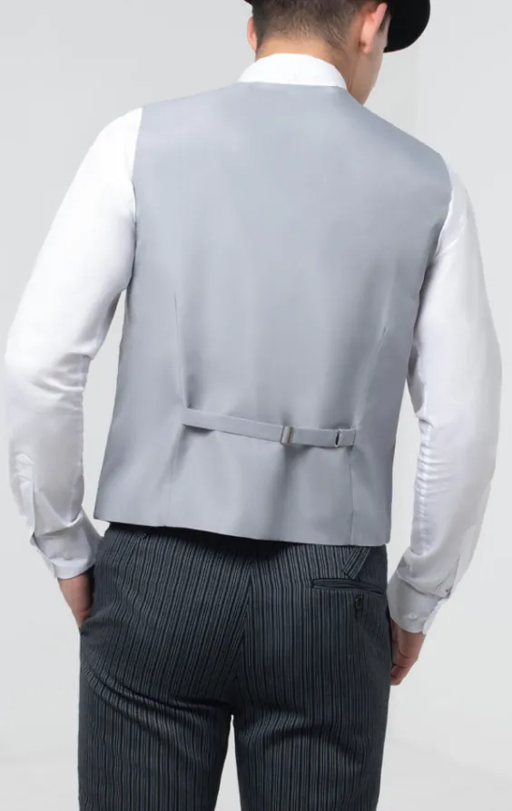 Dove Gray Double Breasted Shawl Lapel Morning Suit Vest - photo 2 Dove Gray Double Breasted Shawl Lapel Morning Suit Vest - photo 2