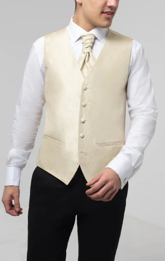 Gold Dupion Vest - photo 2