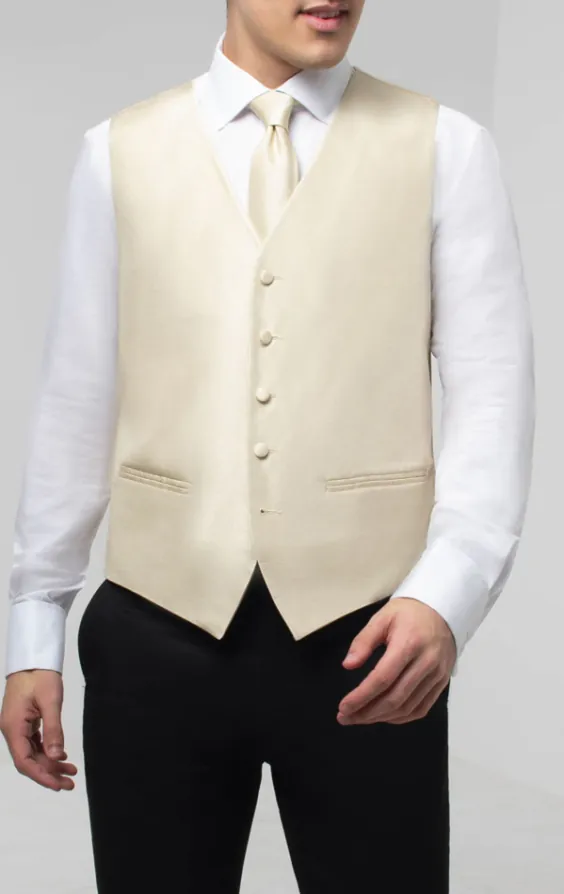 Gold Dupion Vest