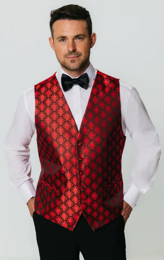 Red Da Vinci Vest Red Da Vinci Vest