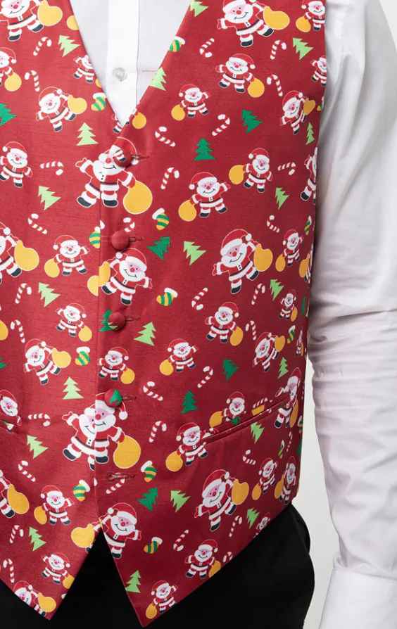 Happy Santa Claus Christmas Vest - photo 1 Happy Santa Claus Christmas Vest - photo 1