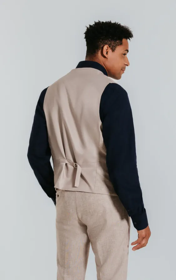 Sand Linen Vest - photo 2