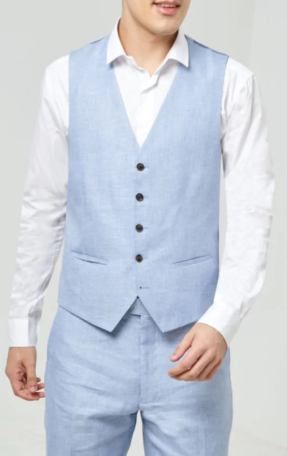 【未使用タグ付き】MADISON BLUE DRESS VEST LINEN 3044002324907193_01_4464.jpeg