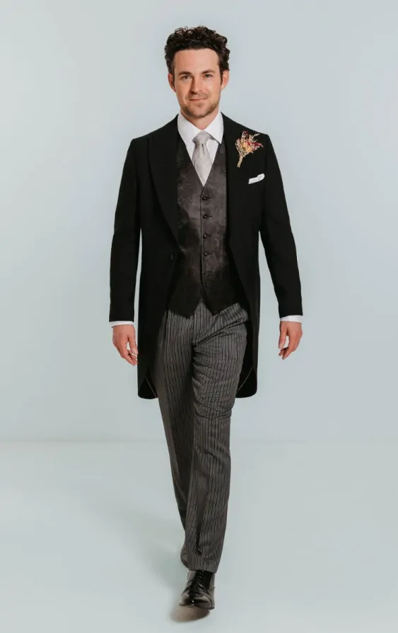 Black Paisley Vest | Dobell