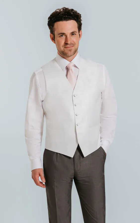 White Paisley Vest White Paisley Vest