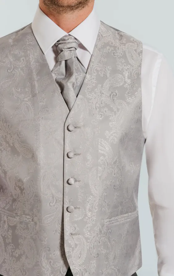 Silver Paisley Vest - photo 2 Silver Paisley Vest - photo 2