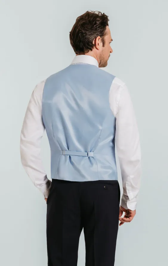 Light Blue Paisley Vest - photo 3 Light Blue Paisley Vest - photo 3