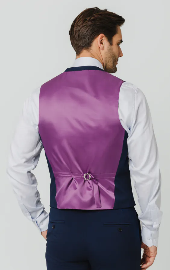 Blue Slim Fit Vest - photo 2