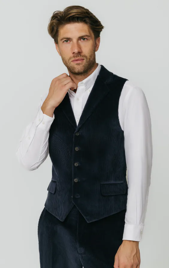 Navy Corduroy 3 Piece Suit - photo 7 Navy Corduroy 3 Piece Suit - photo 7