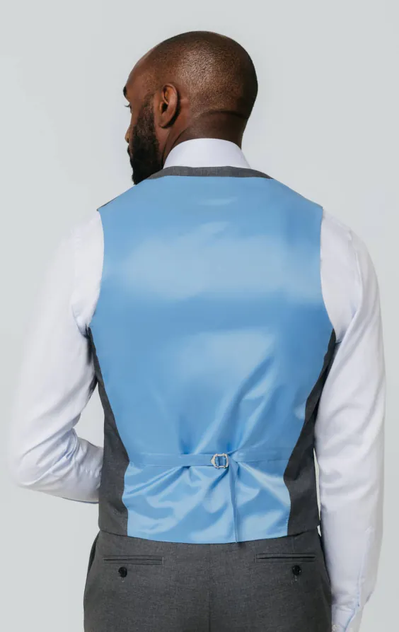 Gray Slim Fit Vest - photo 2