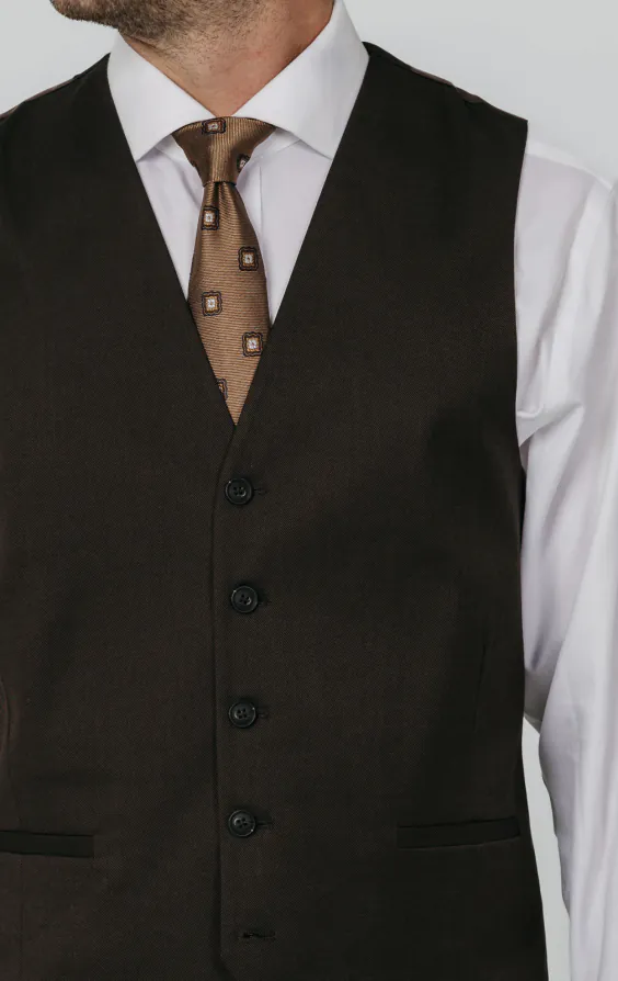 Brown Twill Vest - photo 1 Brown Twill Vest - photo 1