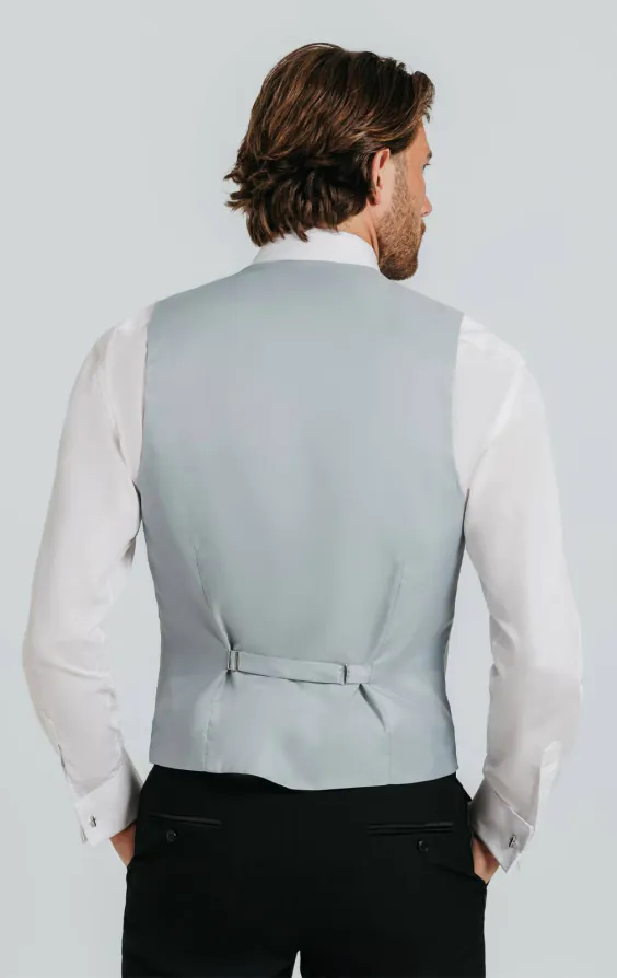 Light Green Dupion Vest - photo 2