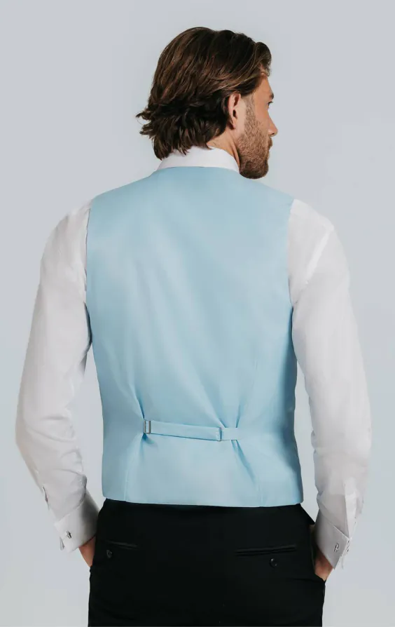 Powder Blue Dupion Vest - photo 2 Powder Blue Dupion Vest - photo 2