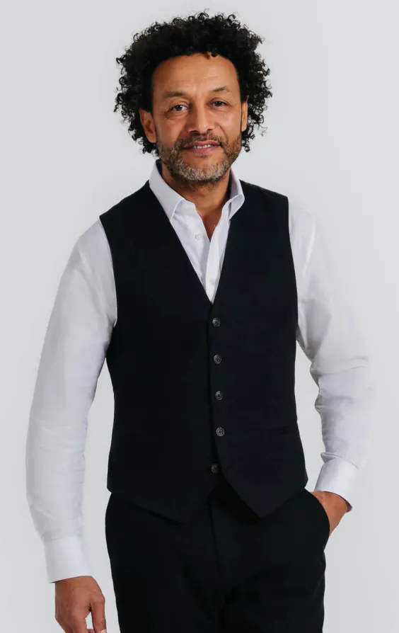 Black Linen Twill Suit Jacket - photo 6 Black Linen Twill Suit Jacket - photo 6