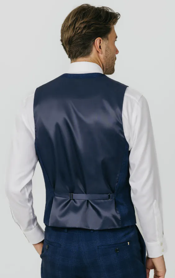 Royal Blue Shadow Check Vest - photo 2 Royal Blue Shadow Check Vest - photo 2