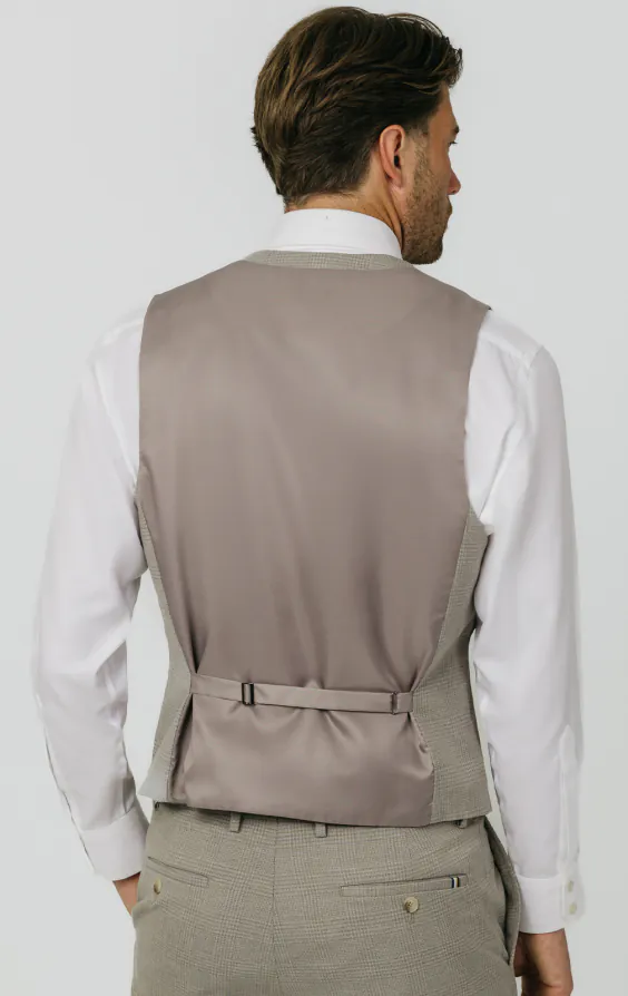 Natural Check Double Breasted Vest - photo 2 Natural Check Double Breasted Vest - photo 2