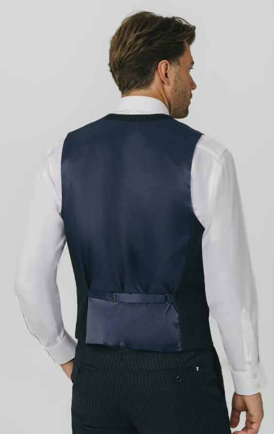 Navy Chalkstripe Vest - photo 2 Navy Chalkstripe Vest - photo 2