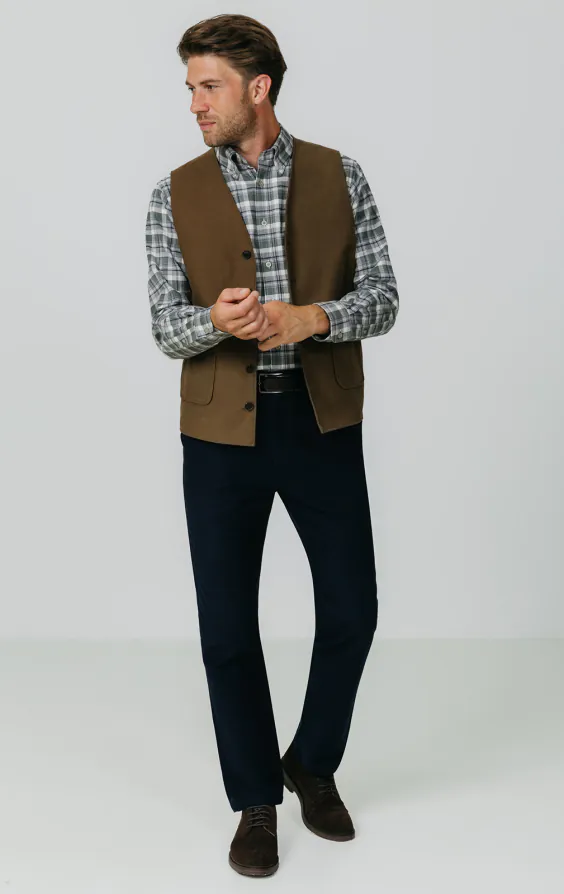 Taupe Moleskin Vest - photo 1 Taupe Moleskin Vest - photo 1