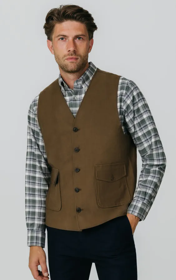 Taupe Moleskin Vest Taupe Moleskin Vest