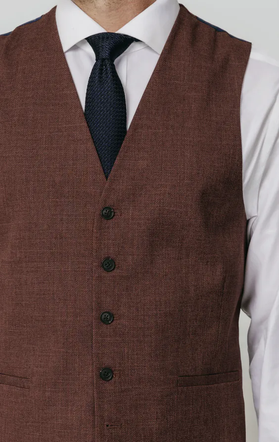 Dark Rosewood Weave Vest - photo 1