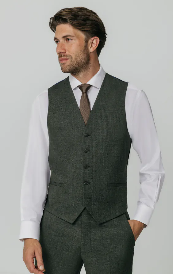 Green Weave Double Breasted 3 Piece Suit - photo 7 Green Weave Double Breasted 3 Piece Suit - photo 7