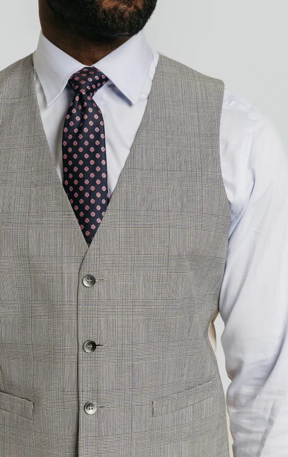 Heirloom Heritage Gray Check Vest - photo 1