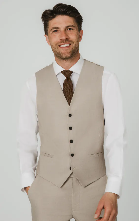 Stone Sharkskin Suit - photo 7