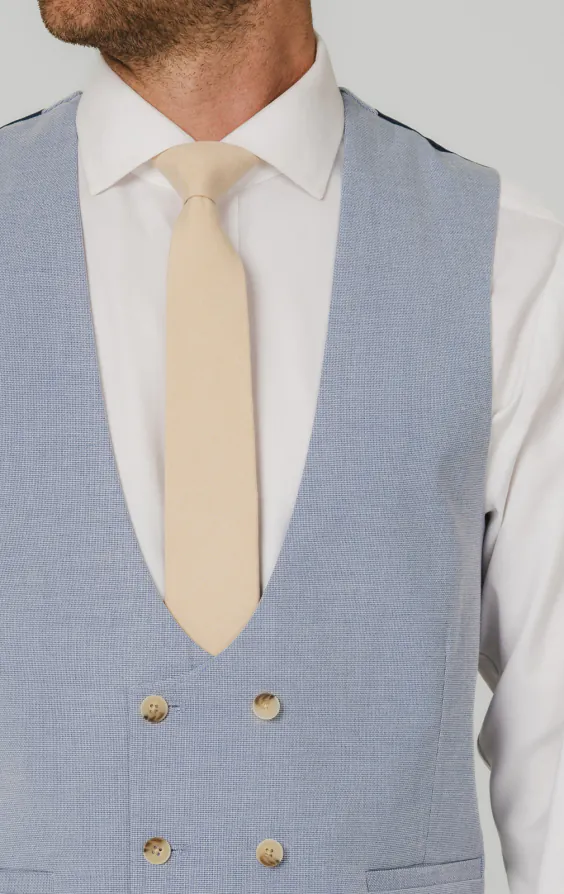 Light Blue Hopsack Vest - photo 1 Light Blue Hopsack Vest - photo 1