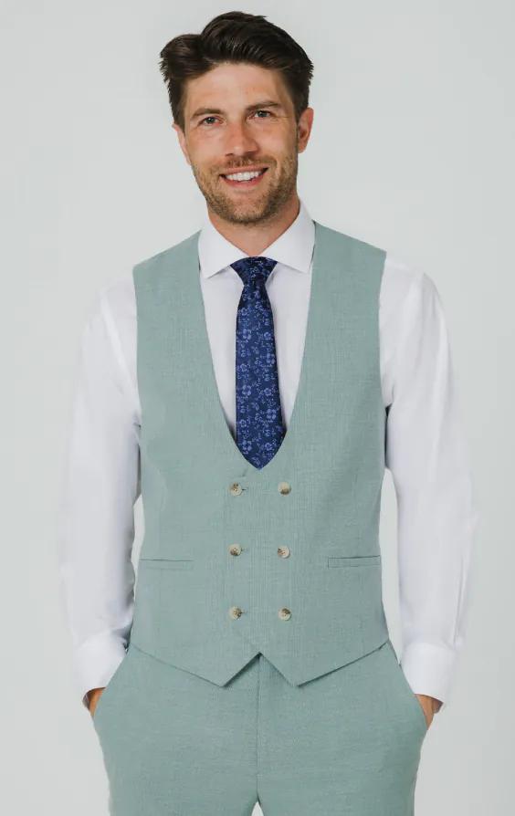 Mint Green Hopsack Suit - photo 7 Mint Green Hopsack Suit - photo 7