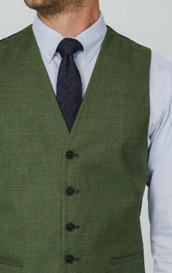Pine Green Textured Weave Vest - photo 1 Pine Green Textured Weave Vest - photo 1