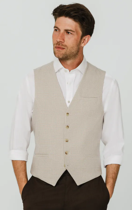 Beige Prince of Wales Check Jacket - photo 6 Beige Prince of Wales Check Jacket - photo 6