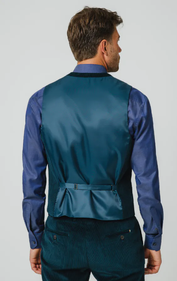 Teal Corduroy Vest - photo 2