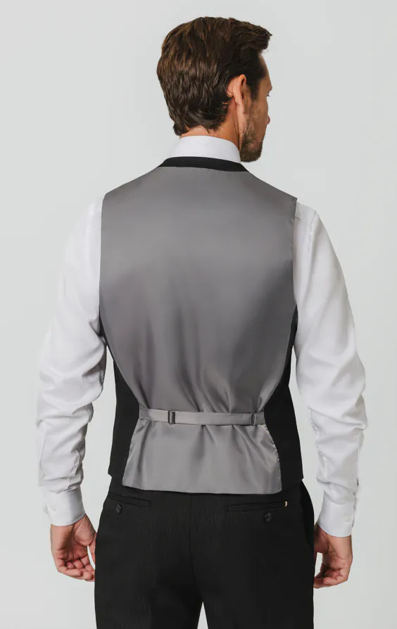Black Pinstripe Vest - photo 2 Black Pinstripe Vest - photo 2