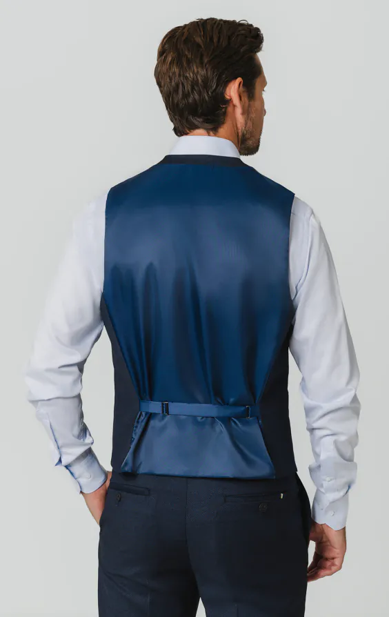 Navy Birdseye Vest - photo 2 Navy Birdseye Vest - photo 2