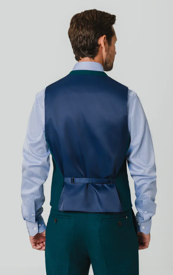 Teal Wool Flannel Vest - photo 2 Teal Wool Flannel Vest - photo 2