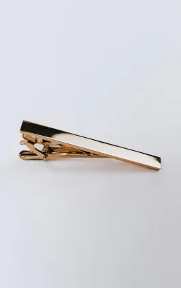 Gold Colored Tie Clip