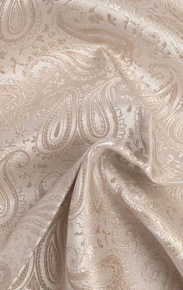 Champagne Paisley Handkerchief