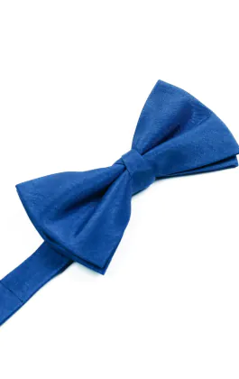Royal Blue Poly Dupion Bow Tie