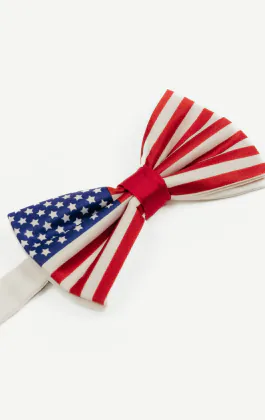 Pre-Tied USA Flag Bow Tie