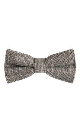 Brown Textured Bow Tie