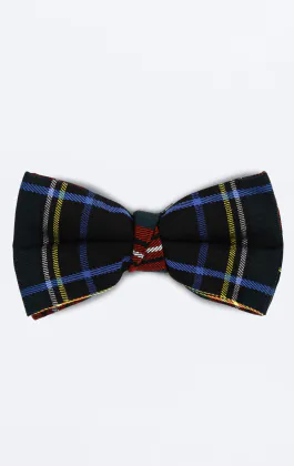 Green Tartan Plaid Bow Tie