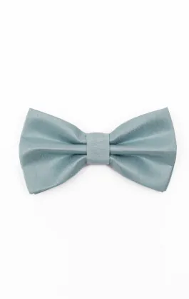 Powder Blue Dupion Bow Tie