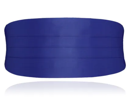 Boys Royal Blue Poly Cummerbund