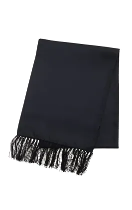Black Poly Dress Scarf