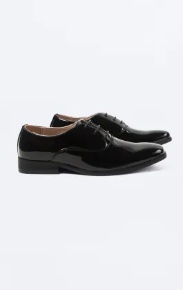 Classic Boys Black Tuxedo Shoes Classic Boys Black Tuxedo Shoes
