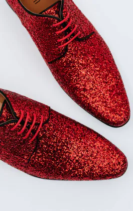 Red Glitter Shoes