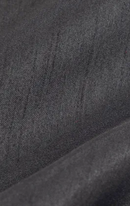 Dark Gray Dupion Handkerchief